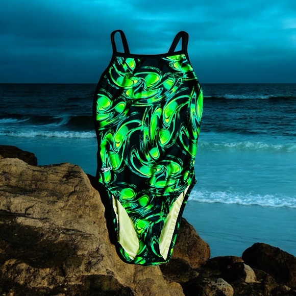 Women’s Speedo Solar Canopy Purpose Flyback Racerback Swimsuit Size 12/38 Lined. - Picture 9 of 16